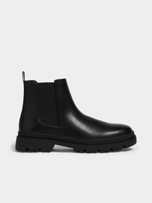 Men's Markham Side Gusset Black Chelsea Boots