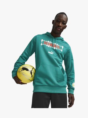 Mens Puma Senegal Football Culture Green Hoodie