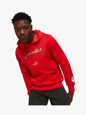 Mens Puma Egypt FtblCulture Red Hoodie
