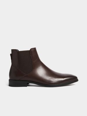 Men's Markham Side Gusset Brown Boots