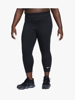 Womens Nike Sportswear Plus Size Black Tights