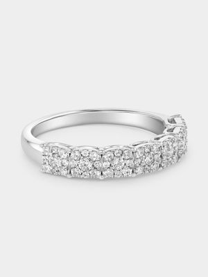 White Gold 0.50ct Diamond Illusion Eternity Ring