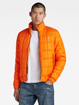 G-Star Men's Meefic Quilted Orange Jacket