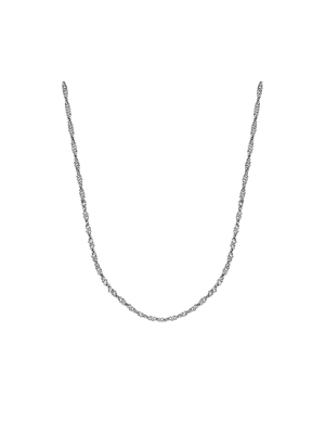 Sterling Silver Twisted Singapore Necklace