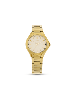 Tempo Men's Gold Tone Bracelet Watch