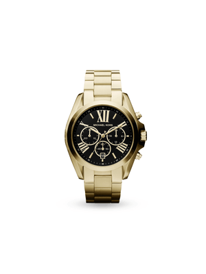 Michael Kors Ladies Bradshaw Gold Tone Chronograph Watch