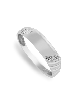 Sterling Silver & Diamond Clyde Men’s Ring