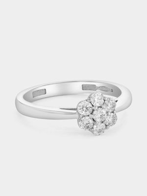 Sterling Silver Moissanite Blossom Ring