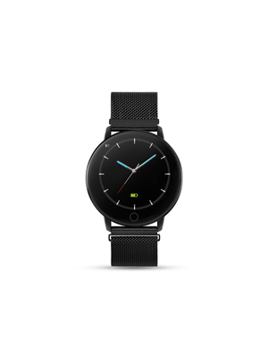 Reflex Active Black Toned Round Mesh Smartwatch