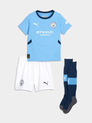 Junior Puma Manchester City Home 24/25 Mini Kit