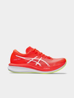 Womens Asics Magic Speed 3 Surise Red/White Running Shoes