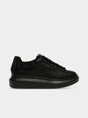 Women's Steve Madden Black Gaze-R Sneakers