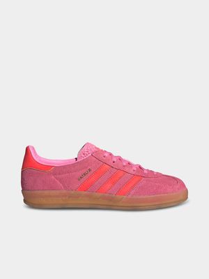adidas Originals Women's Gazelle Pink/Red Sneaker