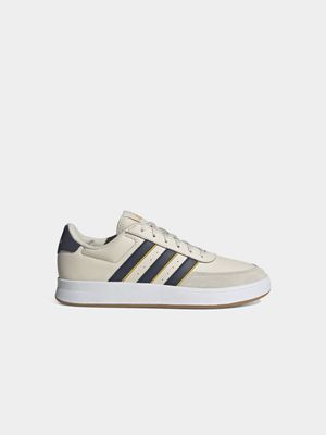 Mens adidas Breaknet 2.0 Beige/Navy/Yellow Sneakers