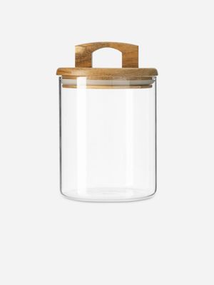Simply Stored Container With Acacia Lid 1050ml