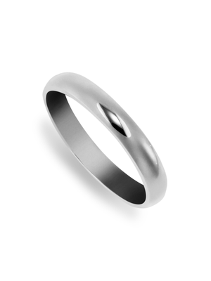 Argentium Silver Men's Plain Wedding Band