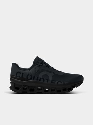 Mens On Running Cloudmonster Black Running Shoes