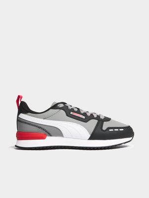Mens Puma R78 SL Grey/Black Red Sneakers