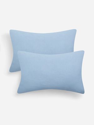 Jet Home Blue Fog Pillow Case Standard