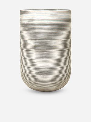 Cylindrical Planter Grey 55 x 35cm