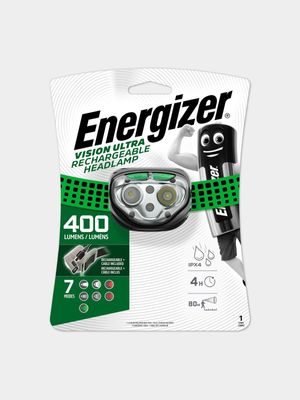 Energizer Vision Ultra 400 Lumens Rechargeable Green Headlamp