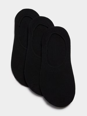 Jet Women's Black 3 Pack Secret Socks