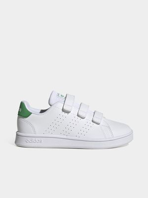 Kids adidas Advanatage white/Green Sneaker