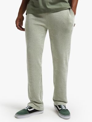 Men's Green Seersucker Pants
