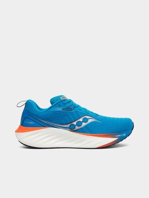 Mens Saucony Triumph 22 Blue/Orange Running Shoes