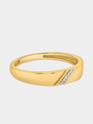 Yellow Gold Earth Grown Diamond Dress Ring