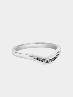 Sterns Women's Curve Eternity Ring