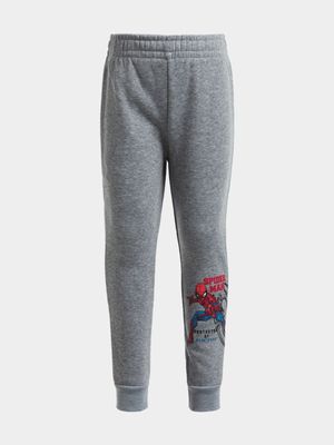 Jet Younger Boys Grey Spiderman Active Pants
