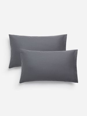 Jet Home Charcoal Standard Pillowcase