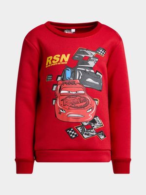 Jet Younger Boys Red Cars Active Top