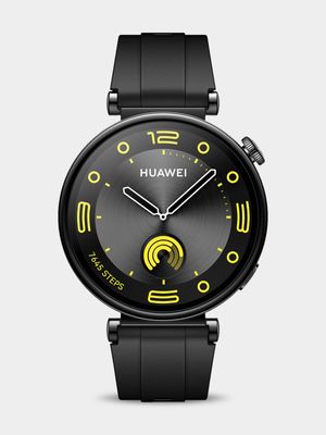 Huawei Watch GT 4 - 41MM Black Fluoroelastomer Strap Smart Watch