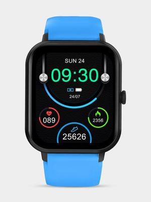 Volkano Chroma Series Blue Silicone Smart Watch