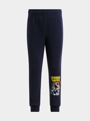 Jet Younger Boys Navy Looney Tunes Active Pants