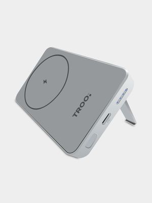 TROO Certified 10000mAh 20W Fast Charge Wireless MagSafe Powerbank Stand