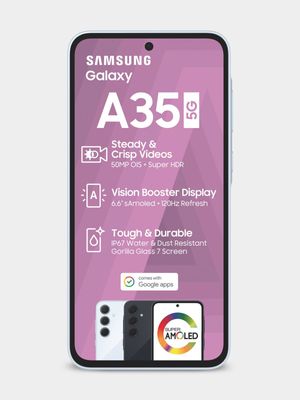 Samsung Galaxy A35 5G LT with 15GB Free Telkom Sim