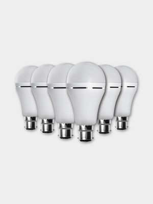 Elecstor B22 7W Rechargeable 6 pack Bulbs