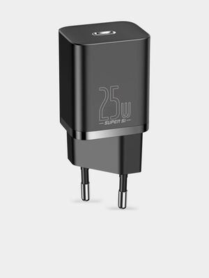 Baseus Super Si 25W Quick Charger and 1M Type C to Type C Cable