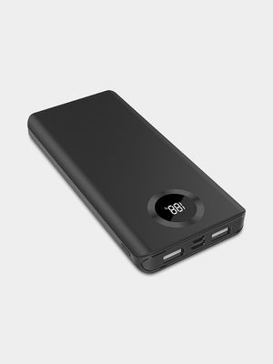 Sf Power Bank 12000 Mah Pd With Lcd Black