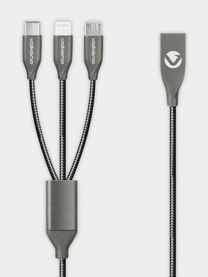 Volkano Iron 3 In 1 Cable