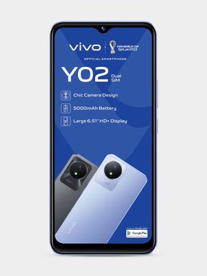 Vivo Y02 Dual Sim with 15GB/50min Sim