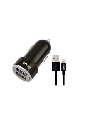 Snug Car Juice 3.4A Charger and Lightning Cable
