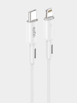 Loopd Lite Lightning To Type-C Cable 20W 1m White