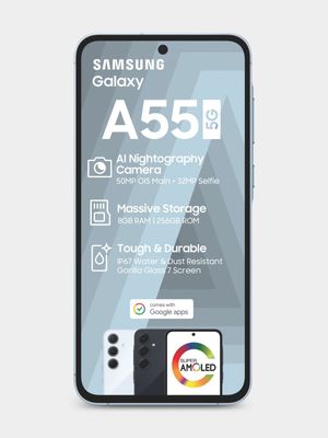 Samsung Galaxy A55 5G Dual Sim + 15GB Free Telkom Sim
