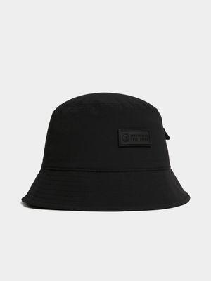 TS Black Canvas Bucket Hat