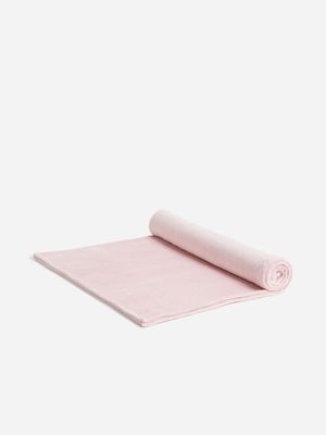 Jet Home Silver Pink Fleece Blanket 150x180