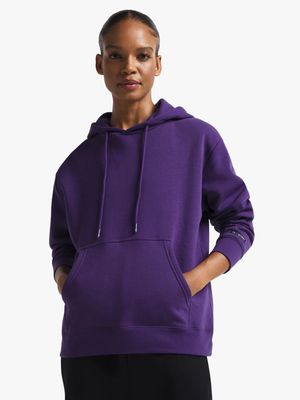 Womens TS Dynamic Fleece Purple Hoodie